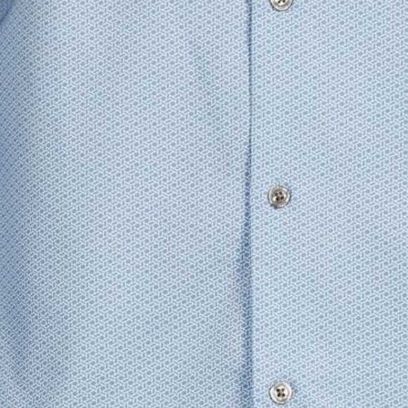 Perry Ellis Slim Fit Stretch Printed Spring Lake Button Up Down Dress Shirt 2XL - Picture 10 of 11